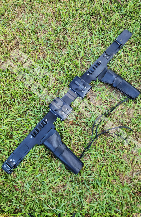 DT Inspired Gun Slinger Belt and Holster Set