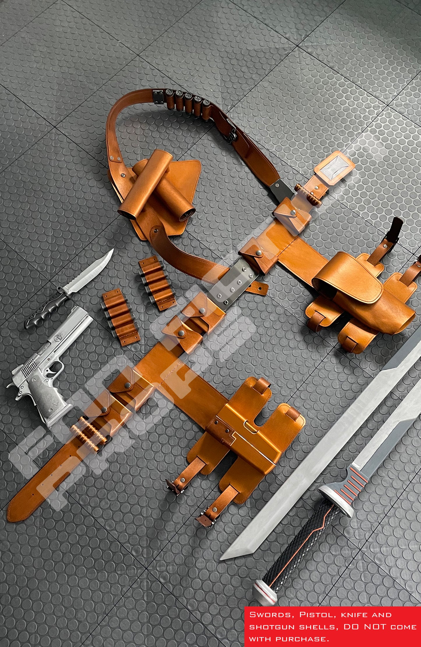 Deathstroke Inspired Costume Belt and Holster Set