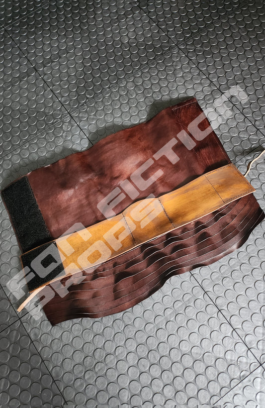 The Mandalorian Inspired Leather Left Leg Greave