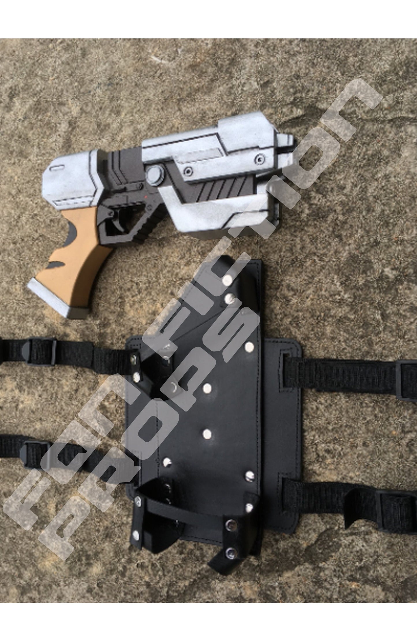 Samus Inspired Paralyzer Metroid Gun Holster