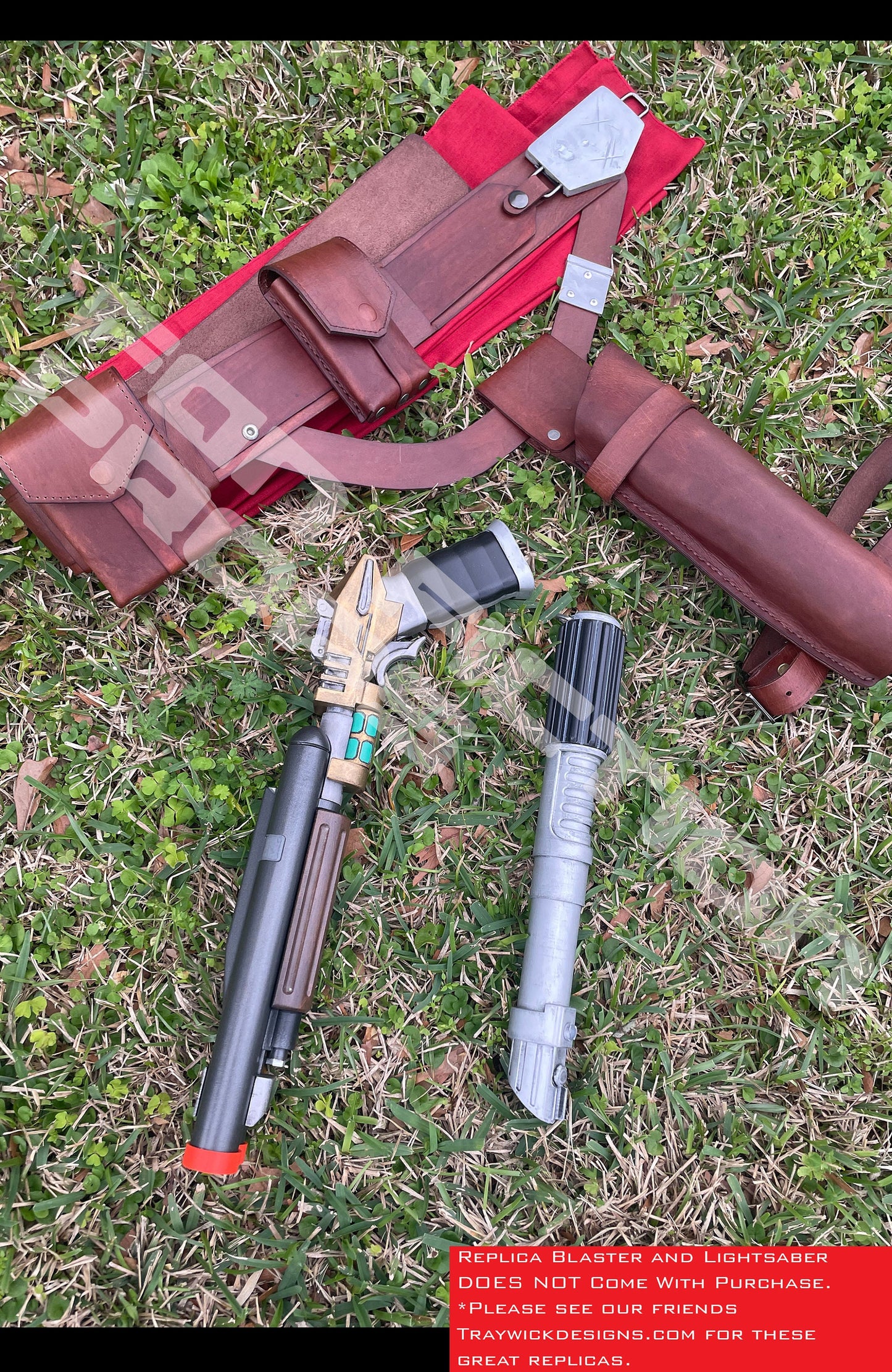Cade Skywalker Inspired Costume Belt and Holster Set