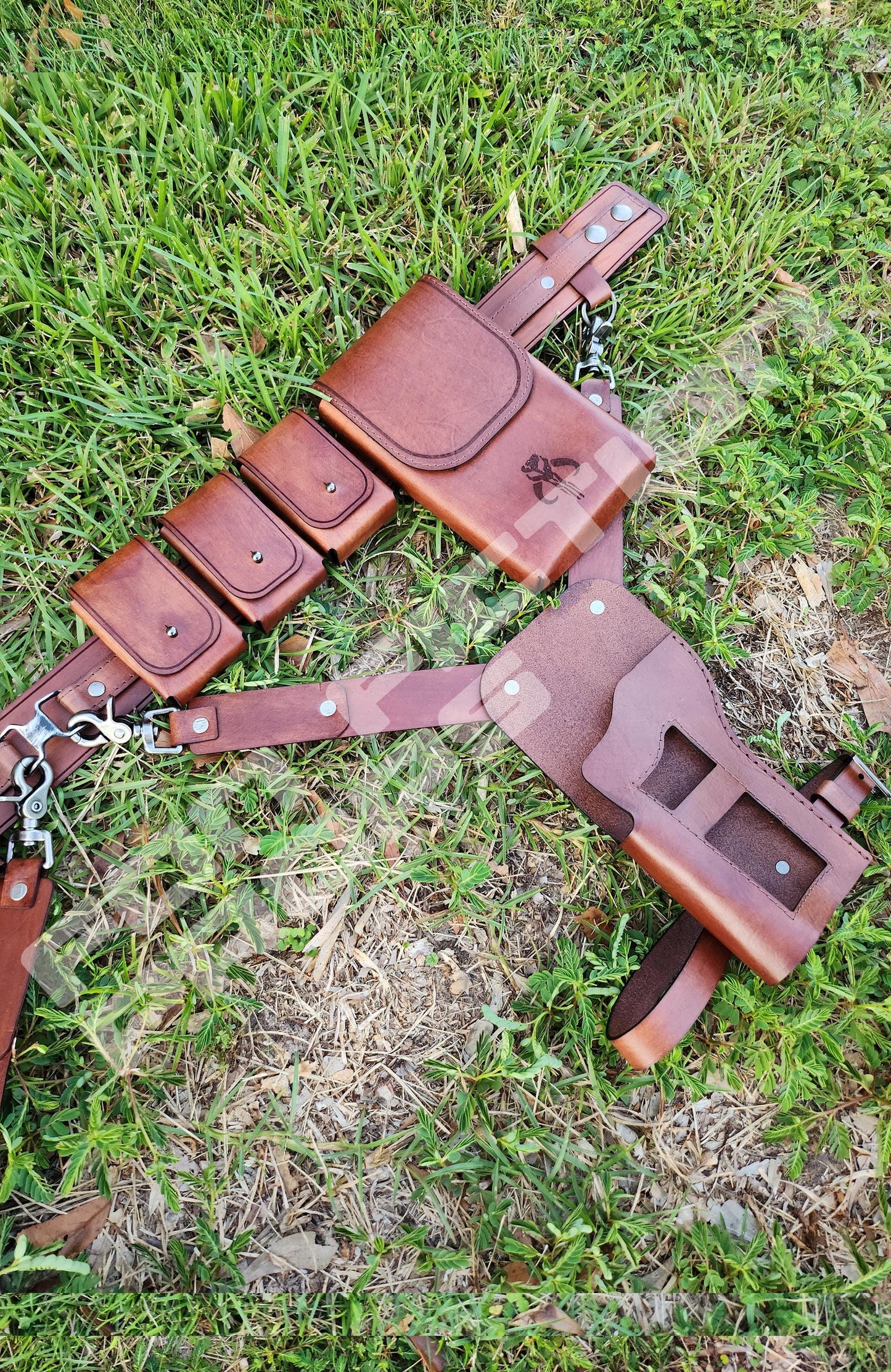 Mandalorian Inspired Costume Belt and Holster Set