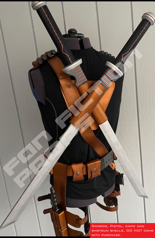 Deathstroke Inspired Costume Belt and Holster Set