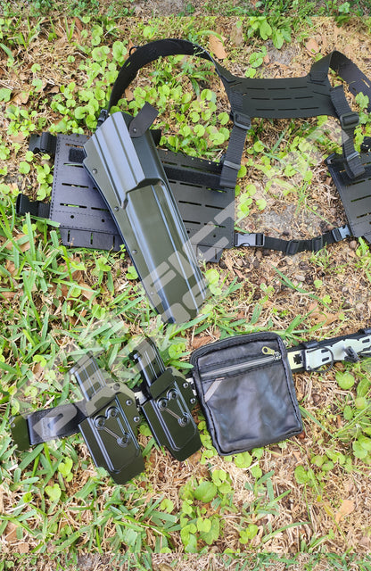 Leon Requiem Inspired Costume Harness and Belt Set