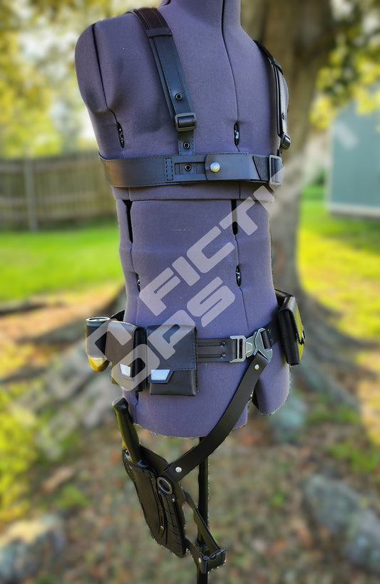 Russian Soldier Inspired Belt and Harness Set