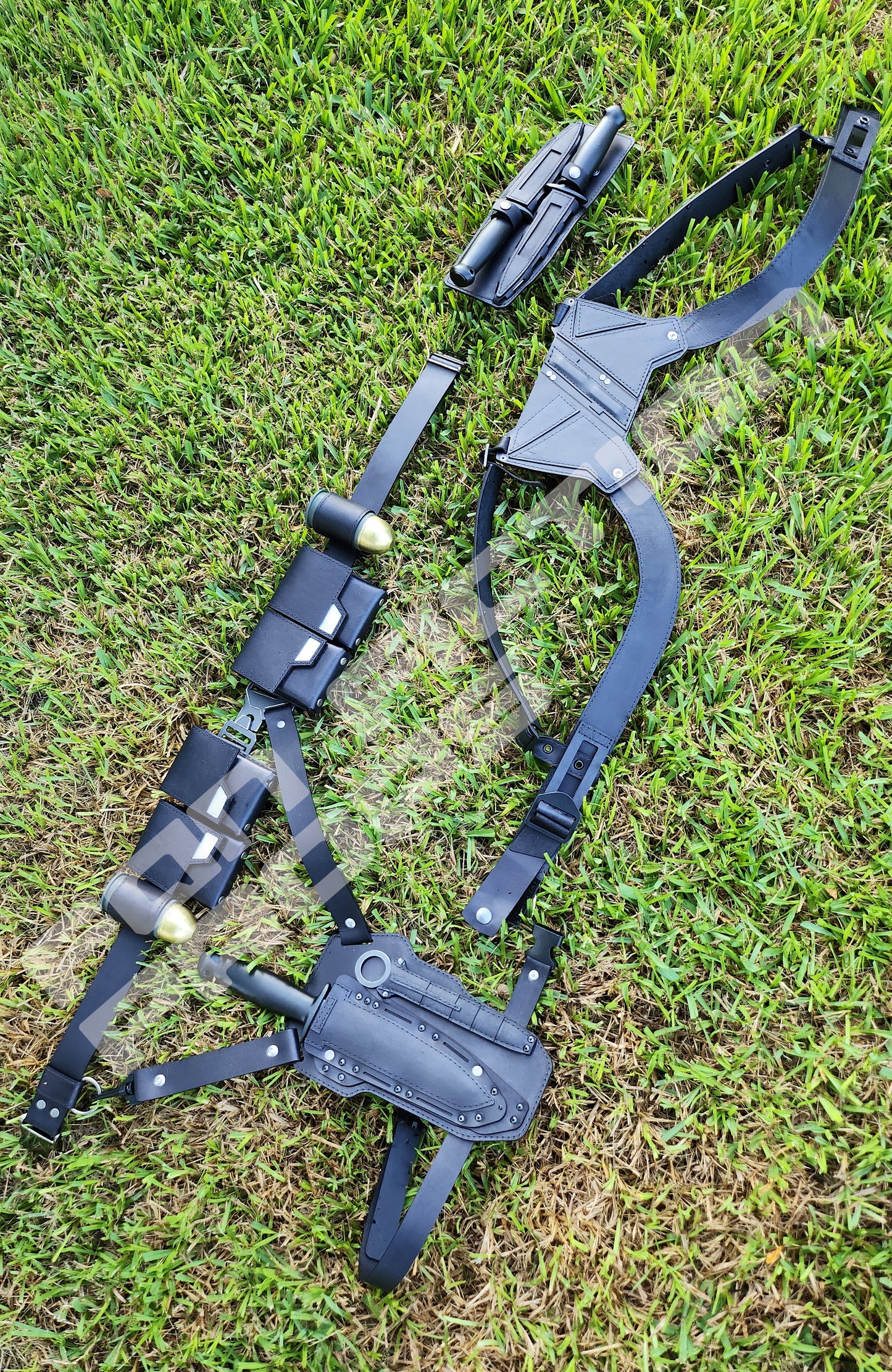 Russian Soldier Inspired Belt and Harness Set