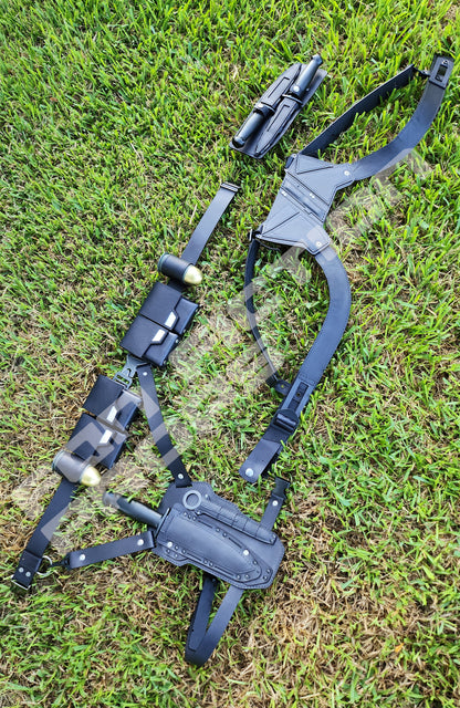 Russian Soldier Inspired Belt and Harness Set
