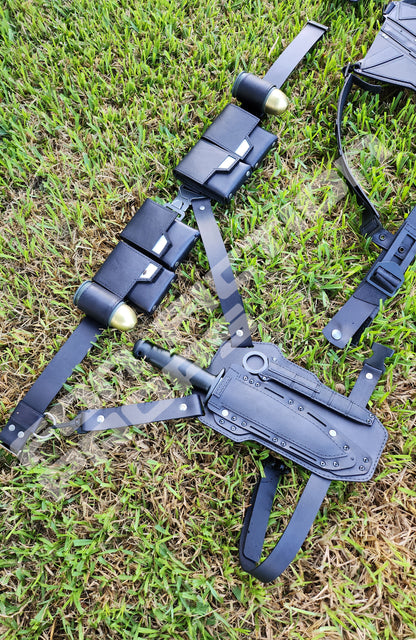 Russian Soldier Inspired Belt and Harness Set