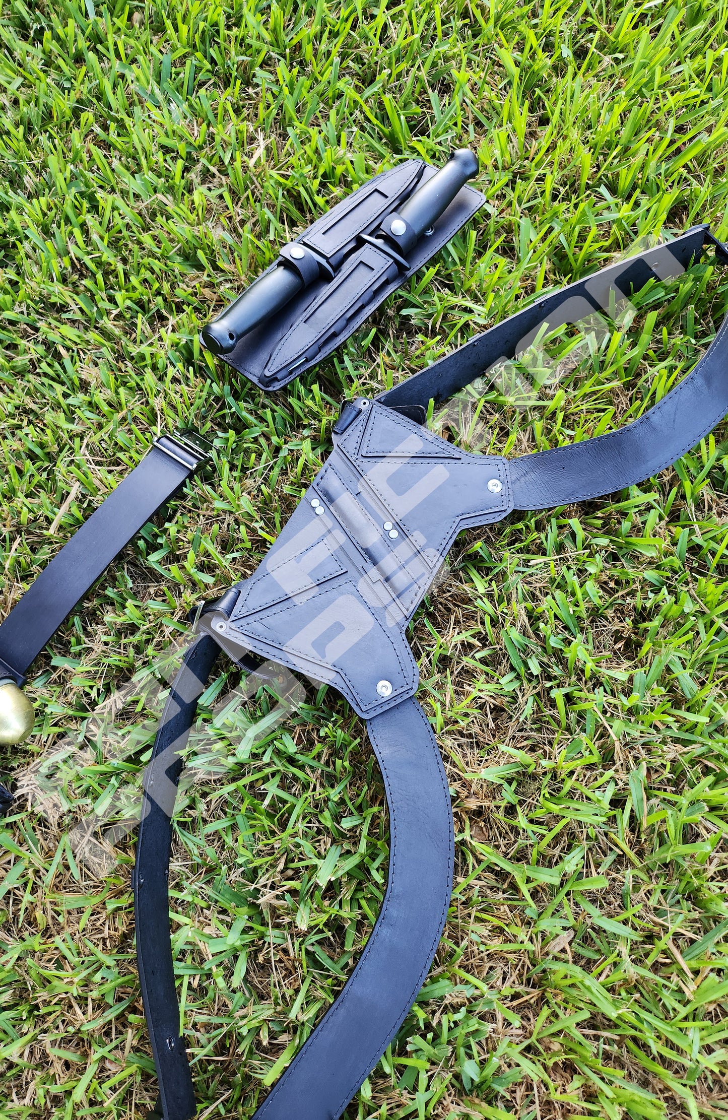 Russian Soldier Inspired Belt and Harness Set