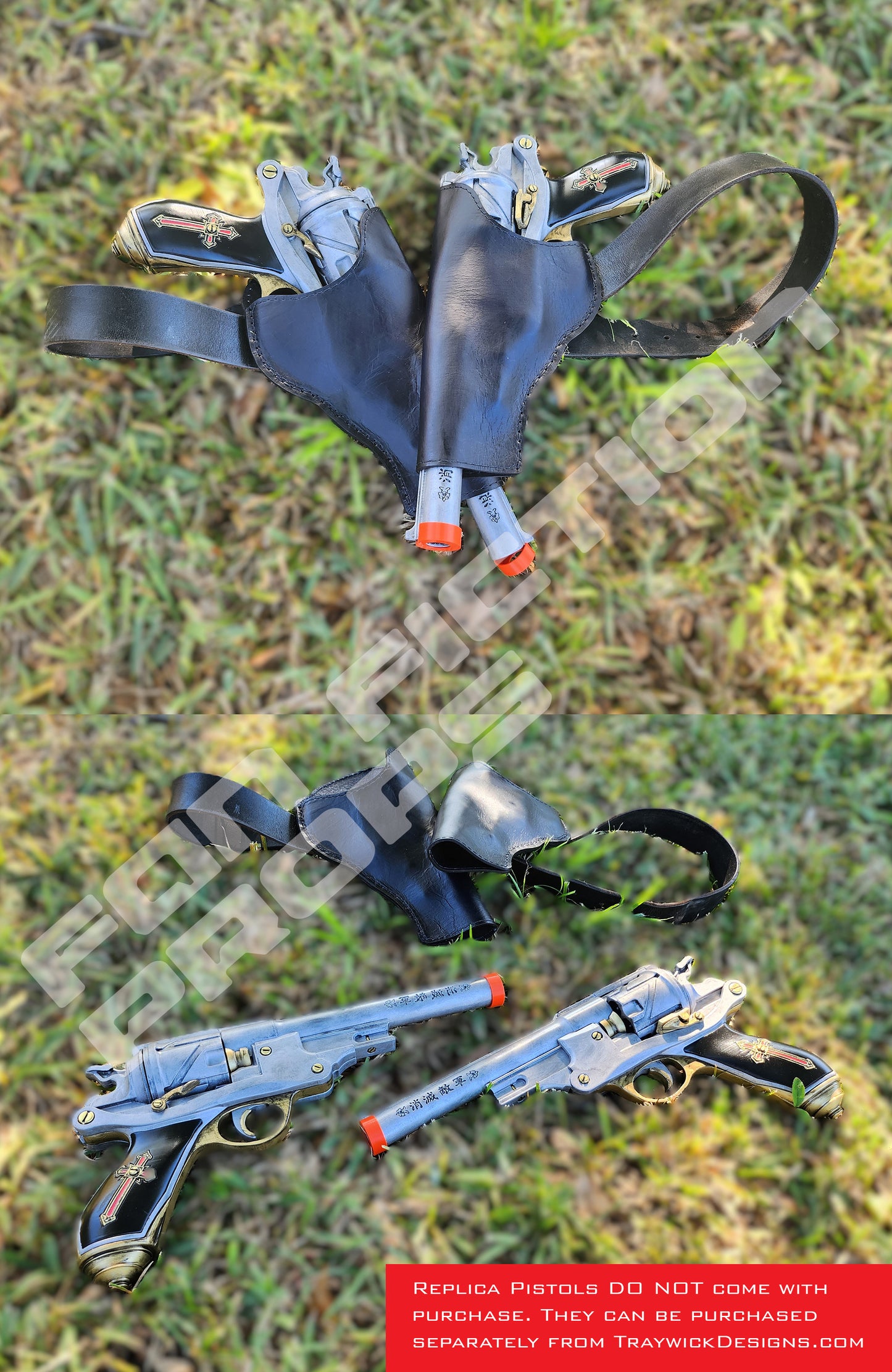 Van Helsing Inspired Holsters and Optional Belt Set