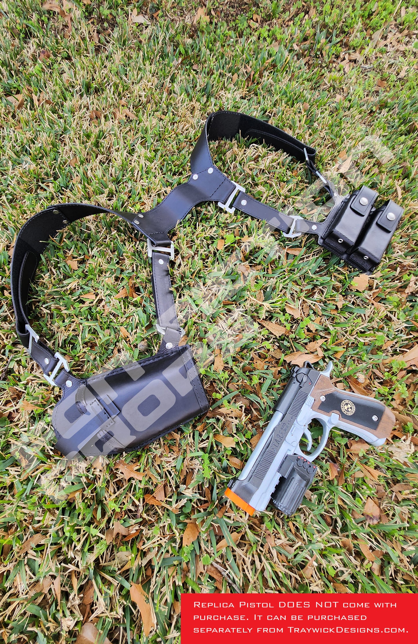 RE Wesker Inspired Costume Shoulder Gun Holster