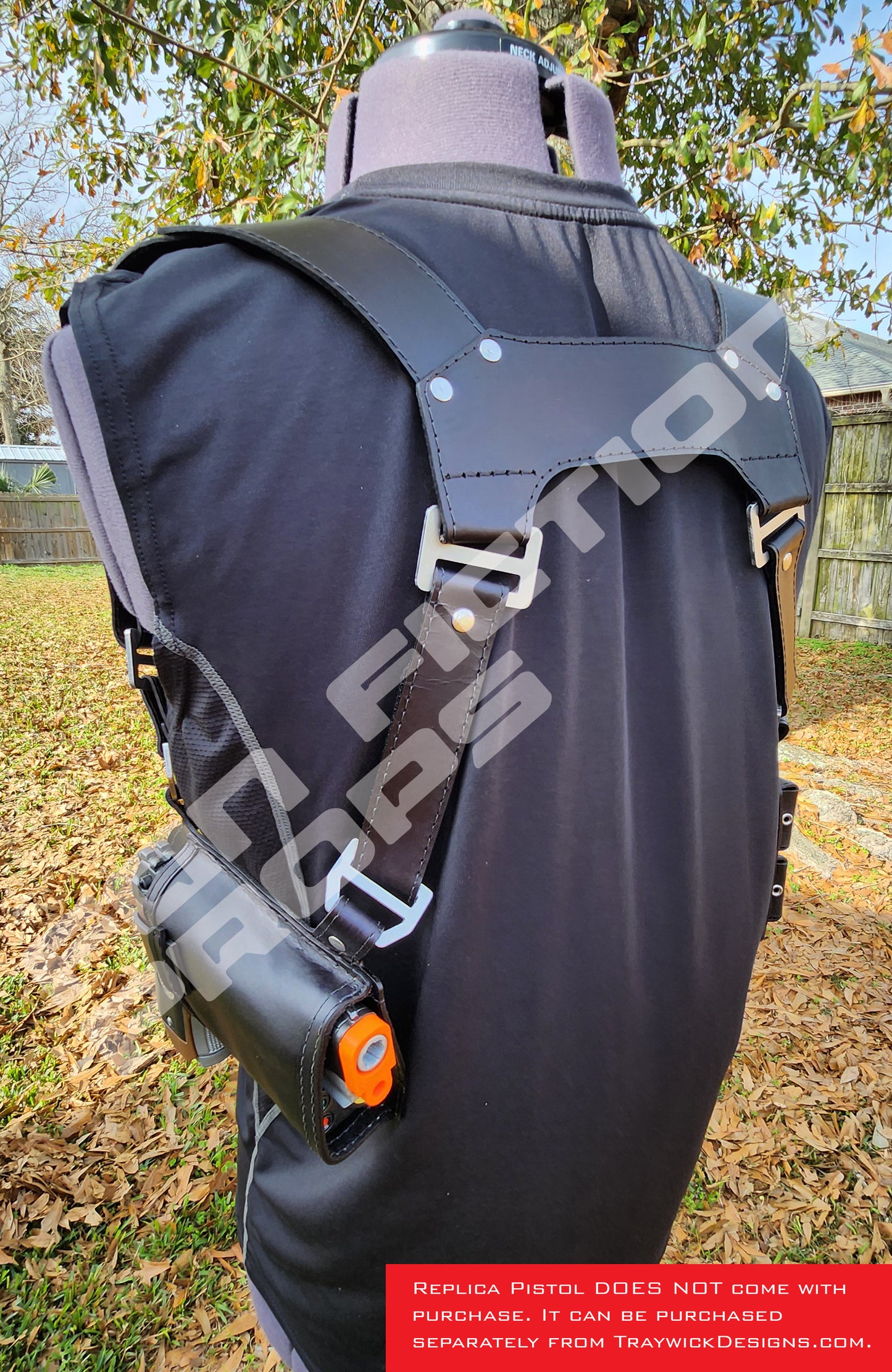 RE Wesker Inspired Costume Shoulder Gun Holster