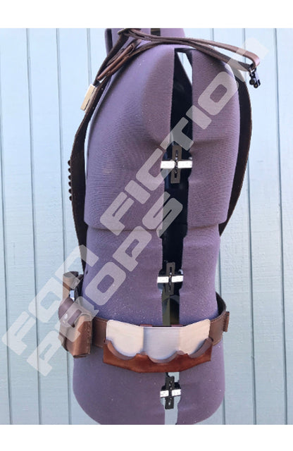 The Mandalorian Inspired Leather Set (all metal buckles)