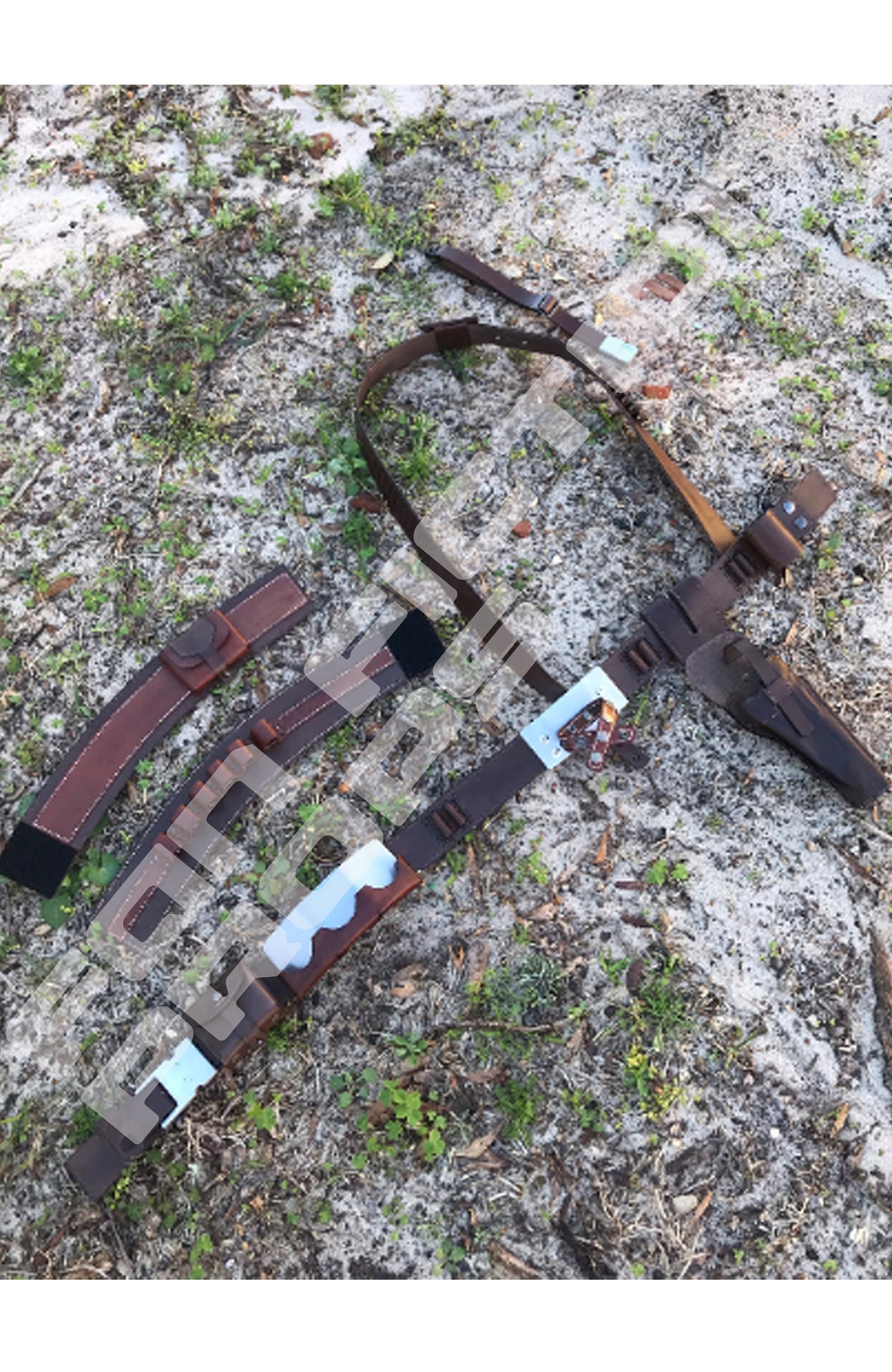 The Mandalorian Inspired Leather Set (all metal buckles)