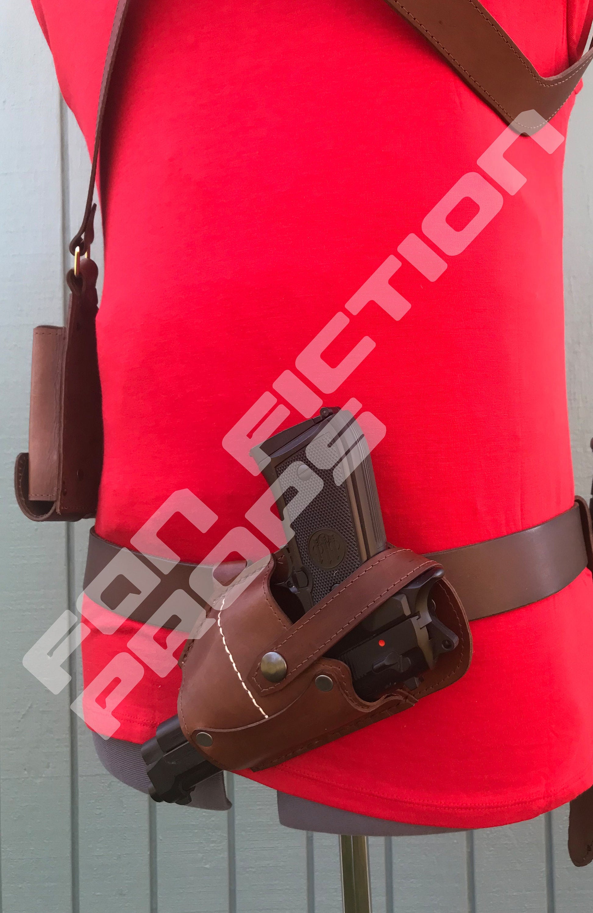 Uncharted Chloe Frazer Inspired Gun Holster W/ammo Harness and Knife Sheath