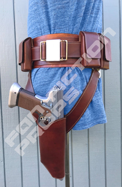 Koska Reeves Inspired Gun Holster Belt Set