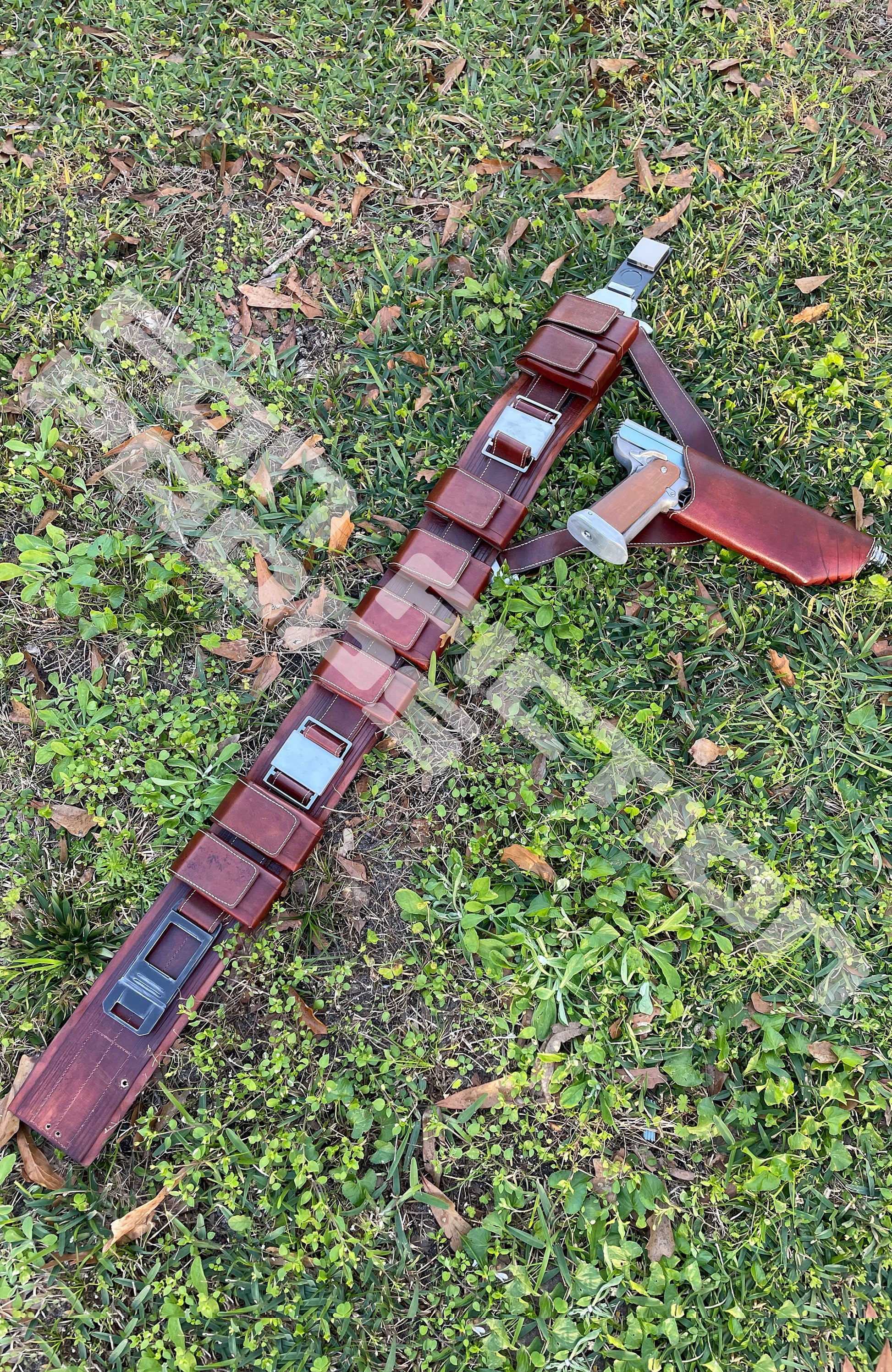 Koska Reeves Inspired Gun Holster Belt Set