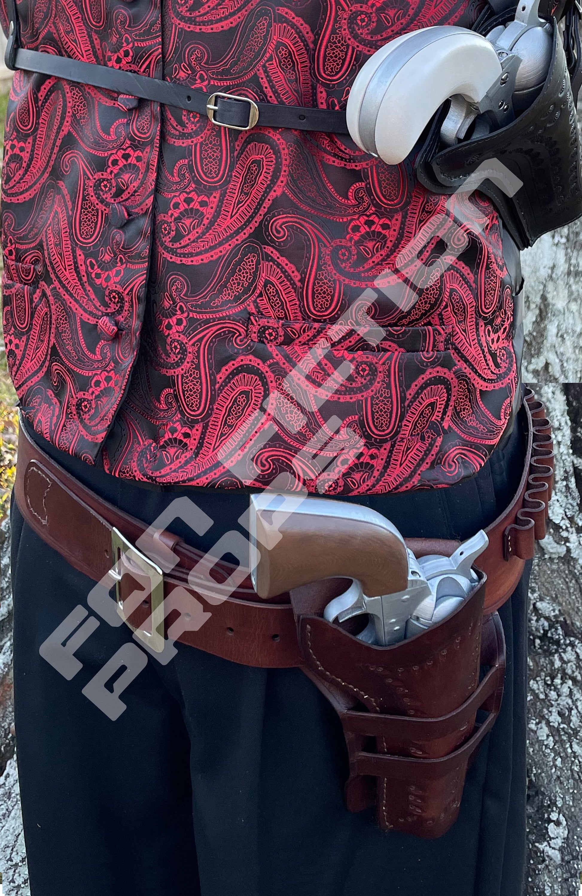 Doc Holliday Inspired Costume Gun Belt