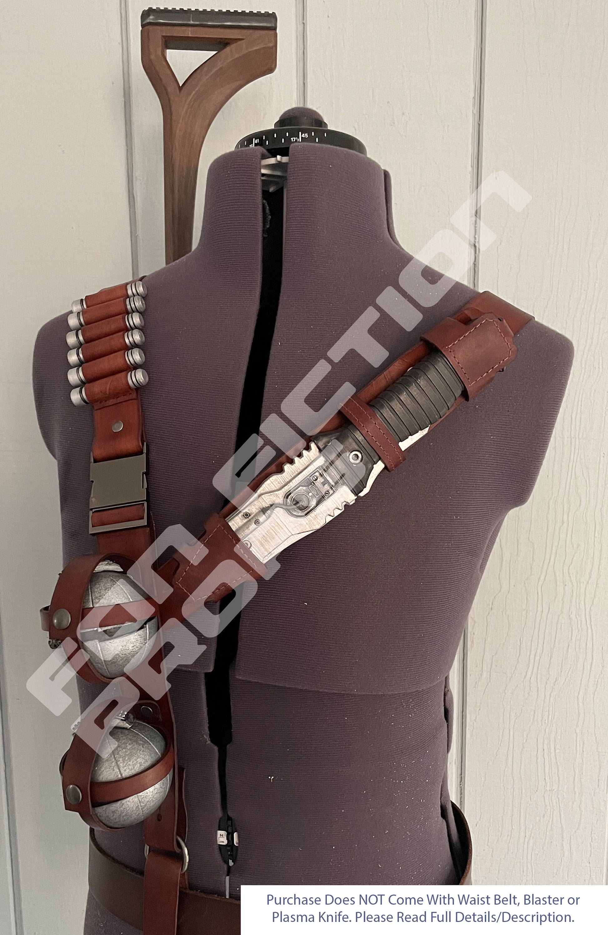 Mandalorian Inspired Shoulder Harness With Cylinders and Thermal Detonators
