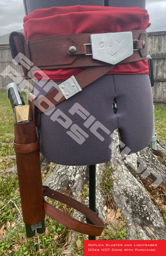 Cade Skywalker Inspired Costume Belt and Holster Set