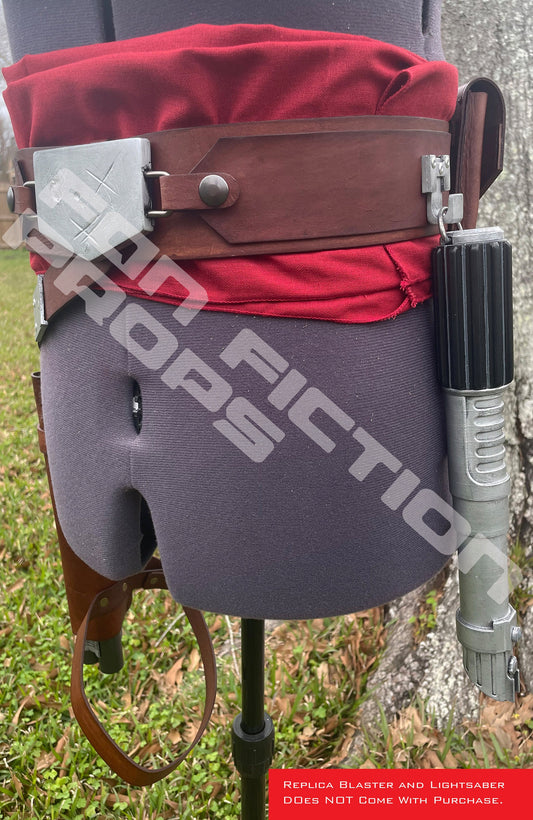 Cade Skywalker Inspired Costume Belt and Holster Set