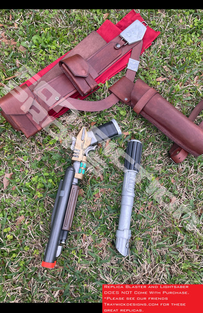 Cade Skywalker Inspired Costume Belt and Holster Set