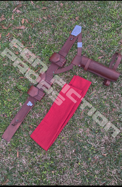 Cade Skywalker Inspired Costume Belt and Holster Set