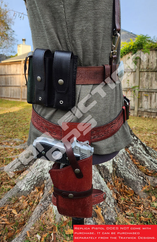Jake Muller Inspired Leather Belt and Harness Costume Set