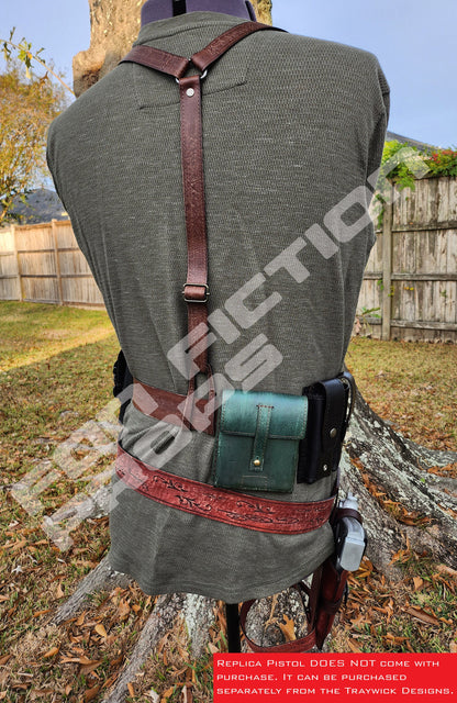 Jake Muller Inspired Leather Belt and Harness Costume Set