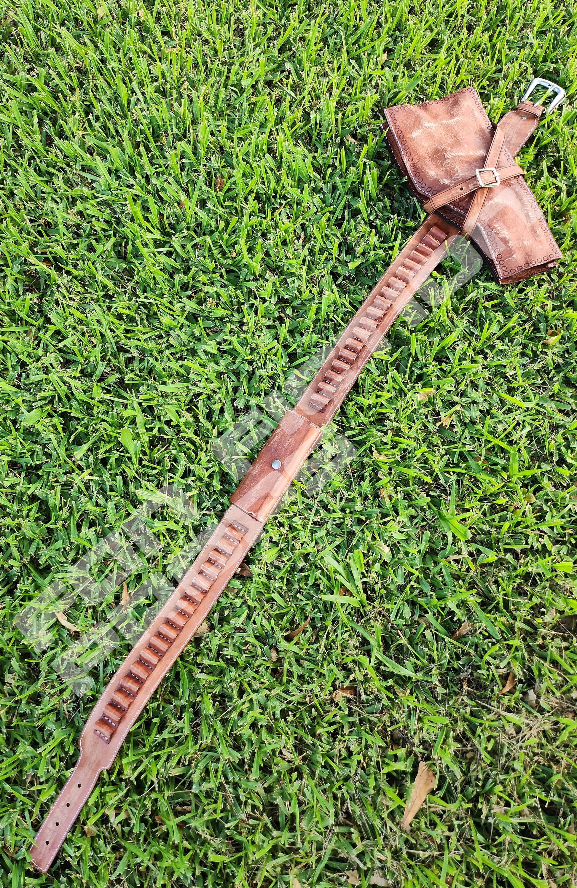 Western Inspired Bandolier With Optional Holster