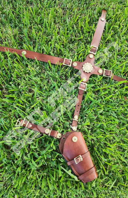 Uncharted 3 Drakes Deception Inspired Fancy Costume Gun Holster