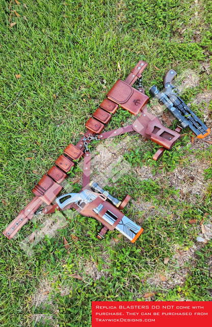 Mandalorian Inspired Costume Belt and Holster Set