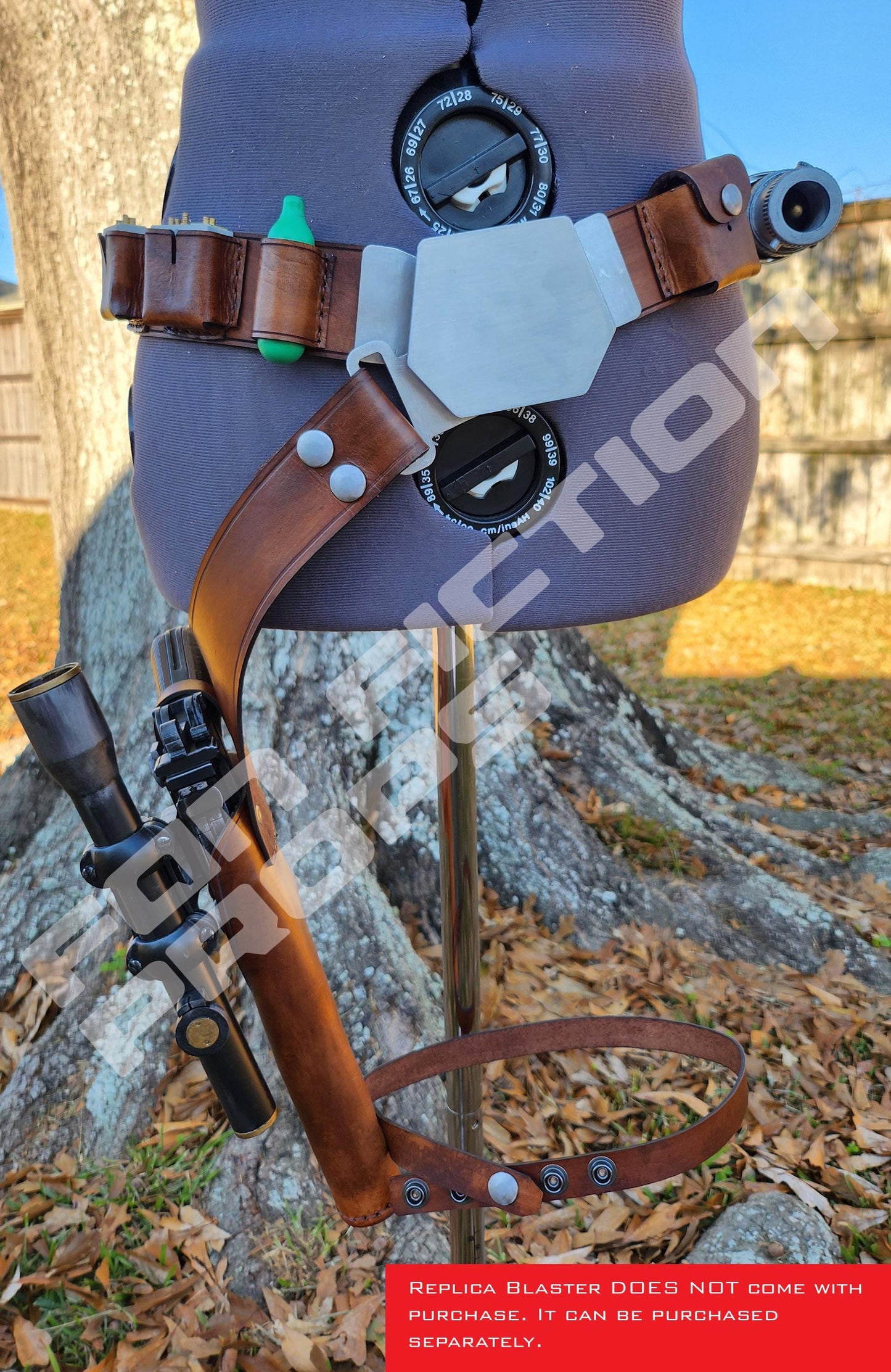 Han Solo Inspired Leather Costume Belt With Belt Tools