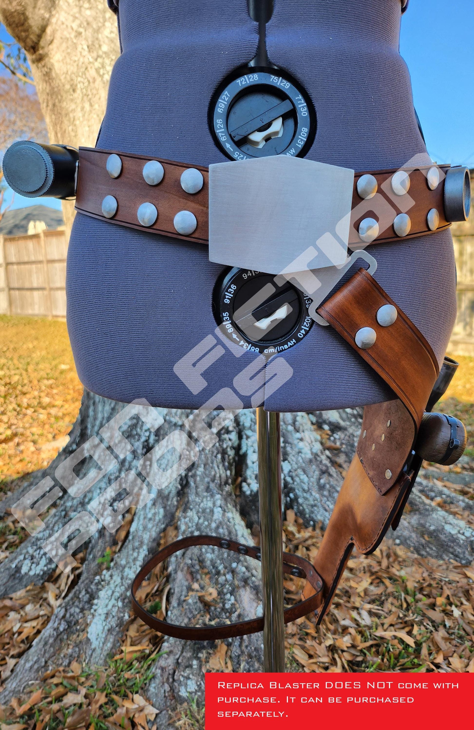 Han Solo Inspired Leather Costume Belt With Belt Tools
