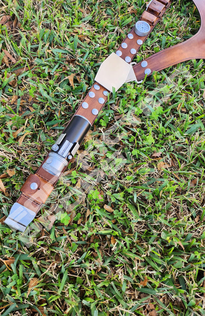 Han Solo Inspired Leather Costume Belt With Belt Tools