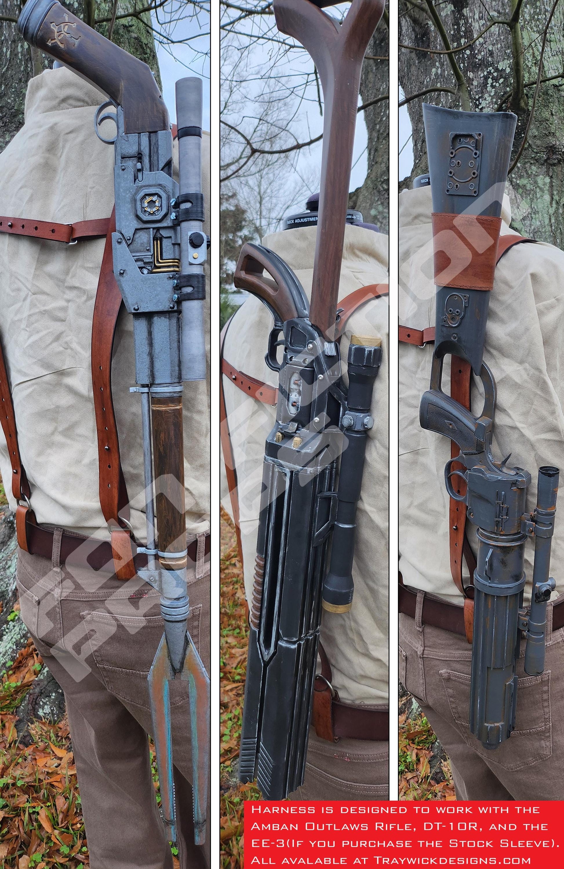 Mandalorian Inspired Shoulder Harness With Cylinders and Thermal Detonators