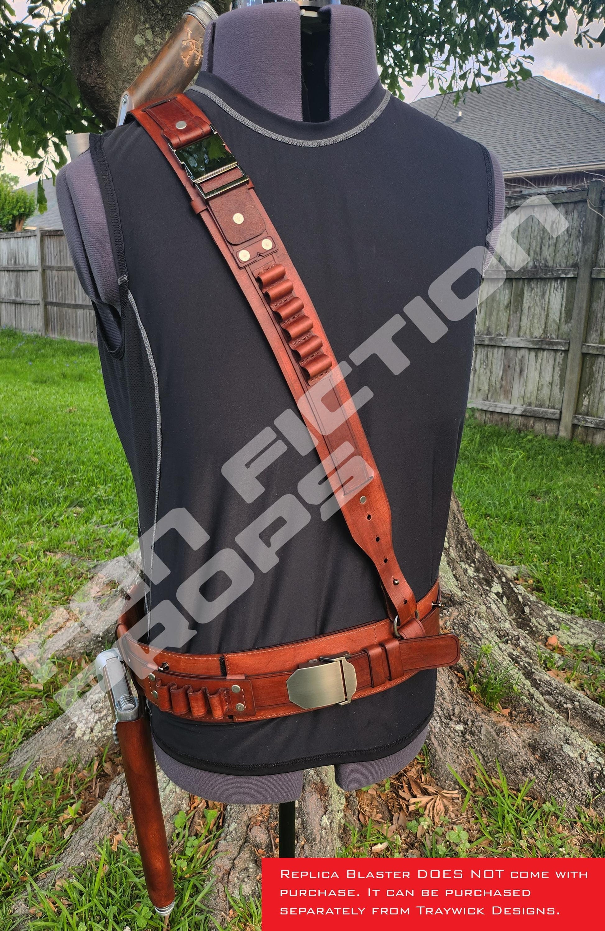 Mandalorian Inspired Custom Belt and Shoulder Harness Set
