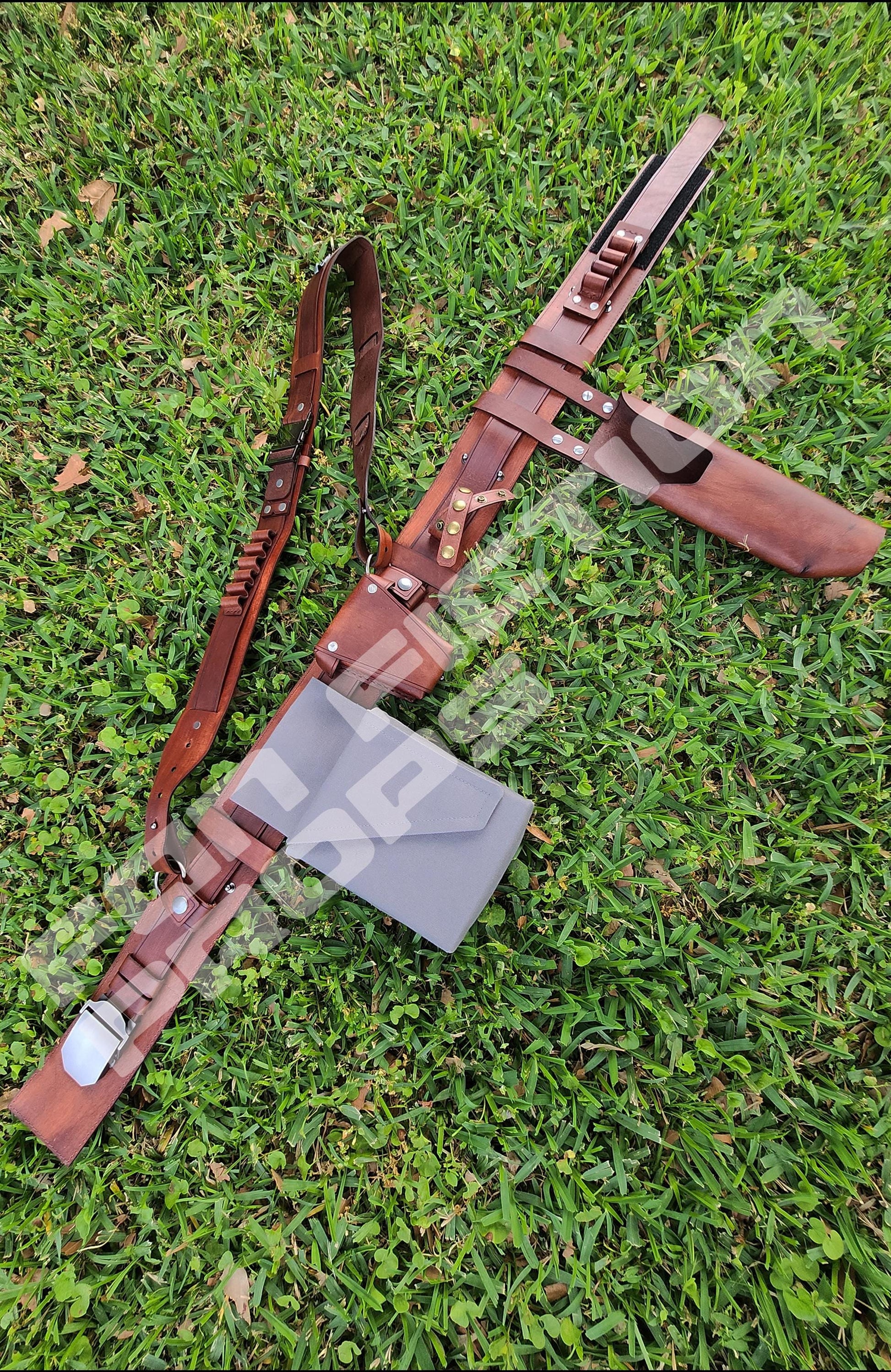 Mandalorian Inspired Custom Belt and Shoulder Harness Set