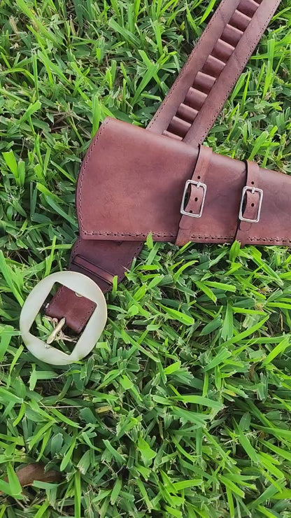 Western Arthur Inspired Gun Belt
